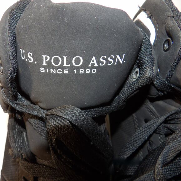 U.S. POLO ASSN. SHOES MEN BLACK‎ SYNTHETIC SUEDE 10.5 - Picture 5 of 6
